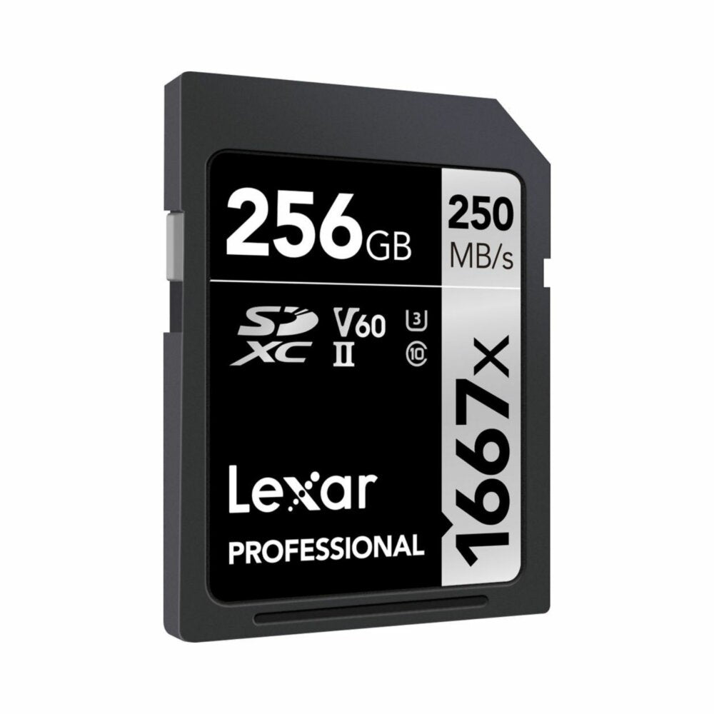 Lexar 256GB SDXC UHS-II v60 1667x Memory Card Lexar 256GB SDXC UHS-II v60 1667x Memory Card